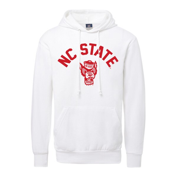 White Promo Fleece Hood - NC State